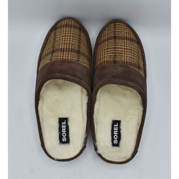 Sorel Mens Size 8 Falcon Ridge II Scuff Tobacco Gum Slip On Slippers Shoes main image 7
